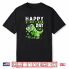 Kids Happy St Pat Trex Day Dino St Patricks Day Toddler Boys Shirt