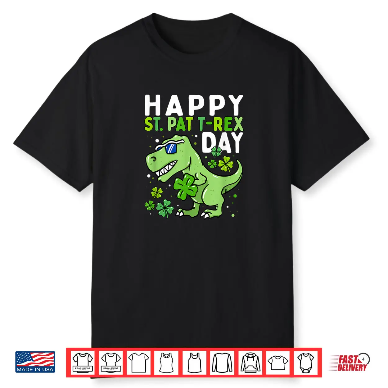 Kids Happy St Pat Trex Day Dino St Patricks Day Toddler Boys Shirt Kids Happy St Pat Trex Day Dino St Patricks Day Toddler Boys Shirt
