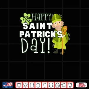 Design Happy St Patricks Day Catholic Saint Ireland Girl Boy Kid Shirt