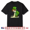 Funny St Patricks Day Leprechaun Shamrock Pattys Day Party Shirt