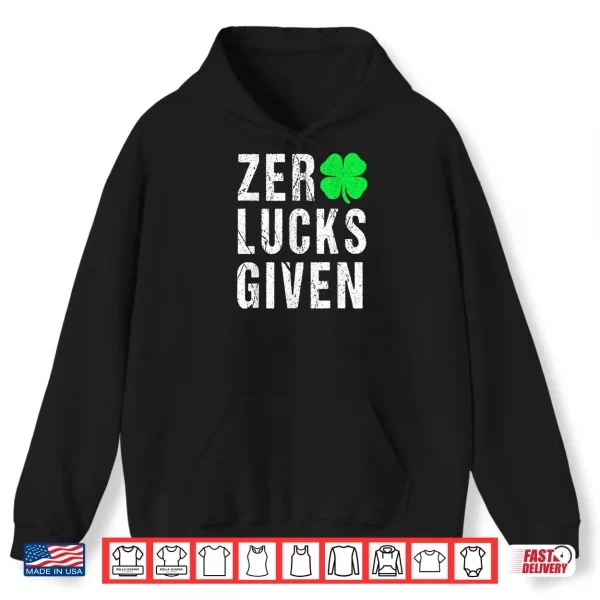 Hoodie Funny Saint Patricks Day Shirt Shamrock Irish Tee Adults