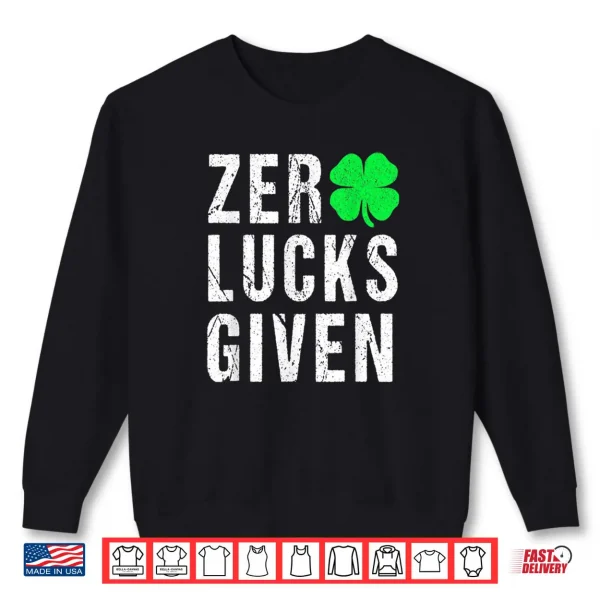 Sweatshirt Funny Saint Patricks Day Shirt Shamrock Irish Tee Adults