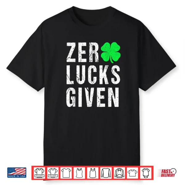 Funny Saint Patrick’s Day Shirt Shamrock Irish Tee Adults