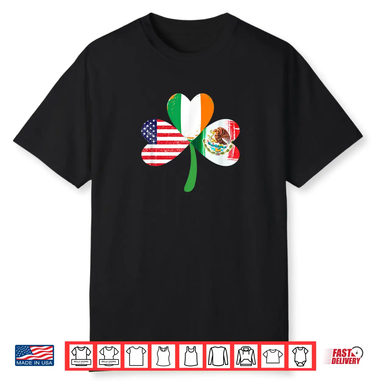 American Ireland Mexican Lucky Leaf Irish St. Patrick’s Day Shirt American Ireland Mexican Lucky Leaf Irish St. Patrick’s Day Shirt