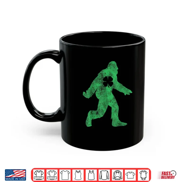 St. Patrick's Day Bigfoot Irish Sasqautch Saint Paddy's Shirt 3 Mug St. Patricks Day Bigfoot Irish Sasqautch Saint Paddys Shirt