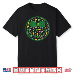 Smile Face Lucky Charm Saint Patrick’s Day Shamrock Shirt