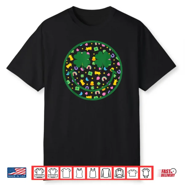 Smile Face Lucky Charm Saint Patrick’s Day Shamrock Shirt