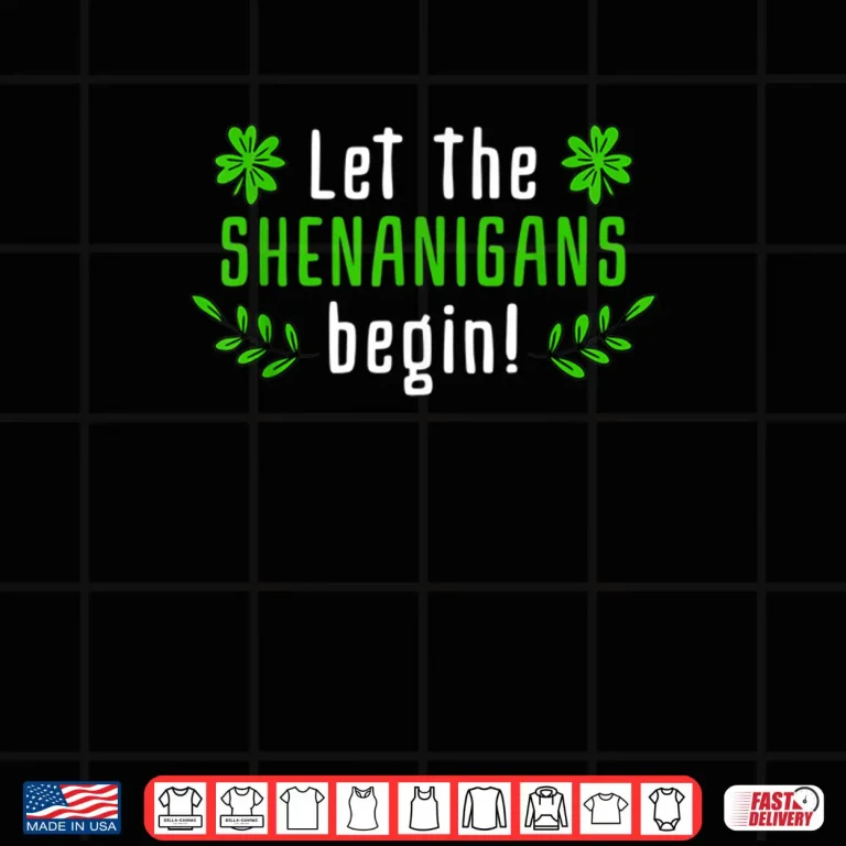 Design Shenanigans Saint Irish Pats St. Patricks Day Costume Shirt