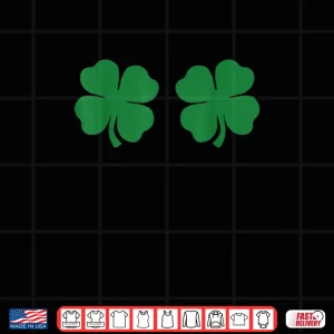 Design Shamrock Boobs 4 Leaf Clover Saint St. Patricks Paddys Day Shirt