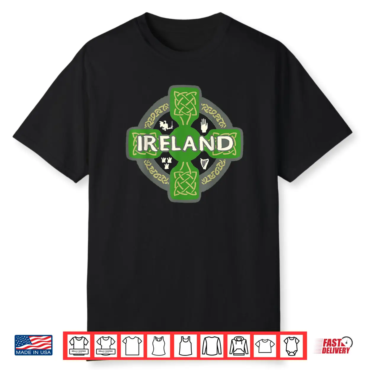 Ireland Saint Patrick’s day Celtic cross Green Shirt Ireland Saint Patrick’s day Celtic cross Green Shirt
