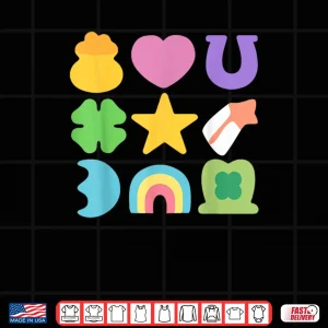 Design Groovy Lucky Charm Saint Patricks Day Shamrock Shirt