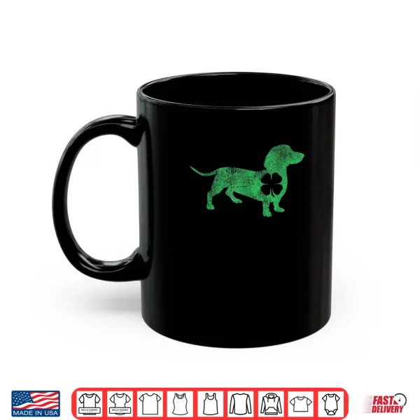 Mug Dachshund Dog Shamrock St. Patricks Day Saint Paddys Irish Shirt