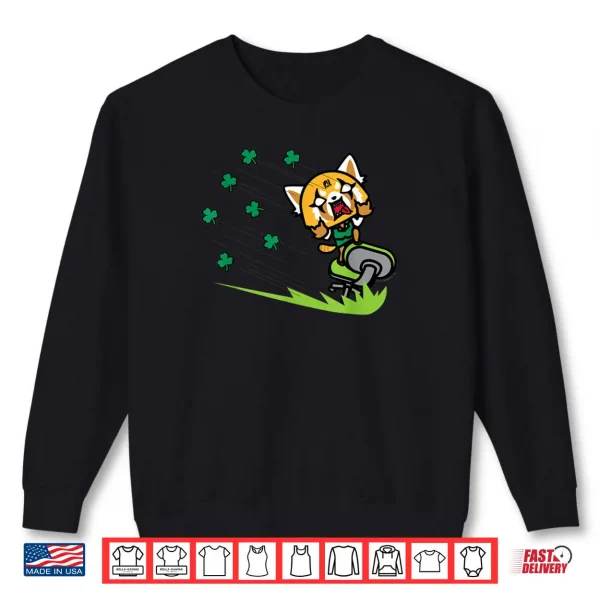 Sweatshirt Aggretsuko ShamROCK Saint Patricks Day Shirt
