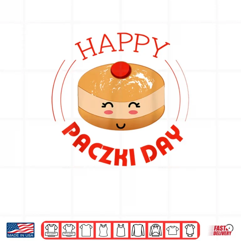 Design Paczki Day Kawaii Polish American Pride Cute Shirt