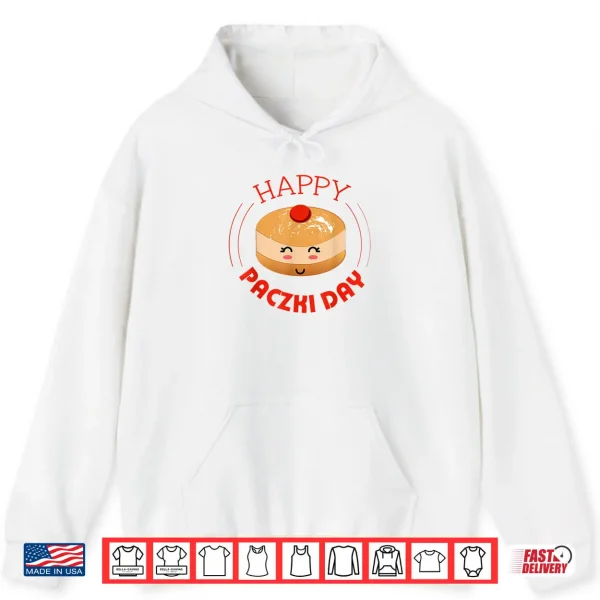 Paczki Day Kawaii Polish American Pride Cute Shirt 2 Hoodie Paczki Day Kawaii Polish American Pride Cute Shirt
