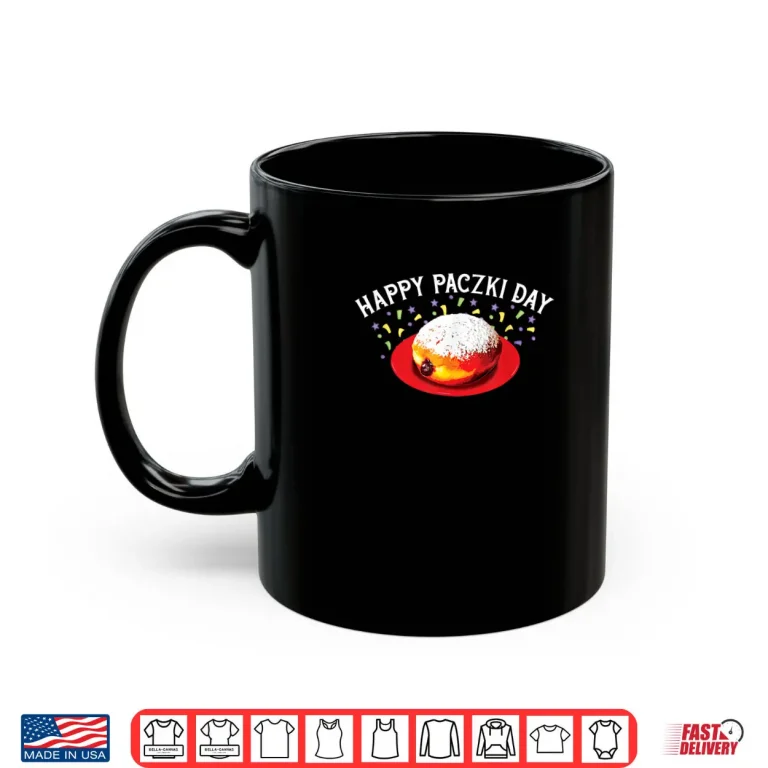 Mug Fat Tuesday Donut Poland Happy Paczki Day Polish Shirt