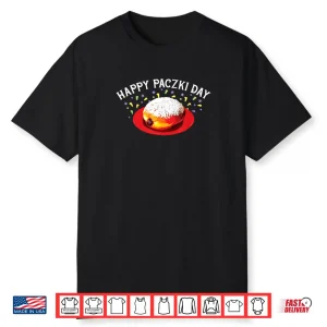 Fat Tuesday Donut Poland Happy Paczki Day Polish Shirt