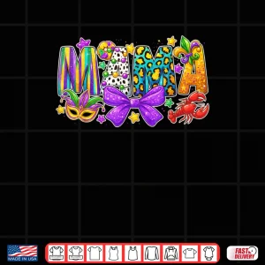 Mama Coquette Bow Fat Tuesday Louisiana Mardi Gras Shirt 4 Design Mama Coquette Bow Fat Tuesday Louisiana Mardi Gras Shirt