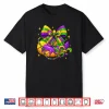 King Cake Season Coquette Bow Fleur De Lis Mardi Gras Shirt
