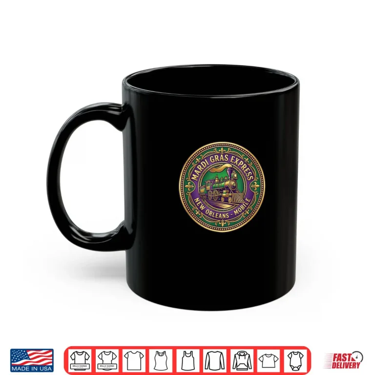 Mug Express Mardi Gras Train Gulf Coast Mardi Gras Shirt