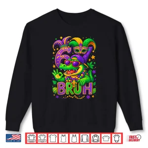 Sweatshirt Alligator 6 7 Mardi Gras Bruh Six Seven Meme New Orleans Shirt