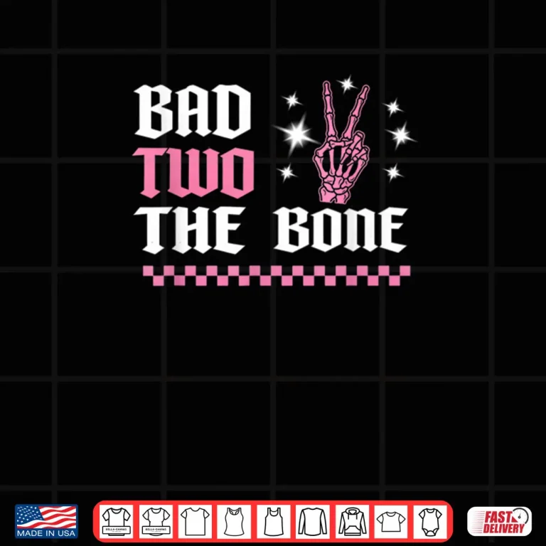 Design The Bad Two The Bone Birthday 2 Years Old Birthday Shirt