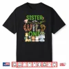 Sister of The Wild One Safari Jungle 1St Birthday Kids Shirt