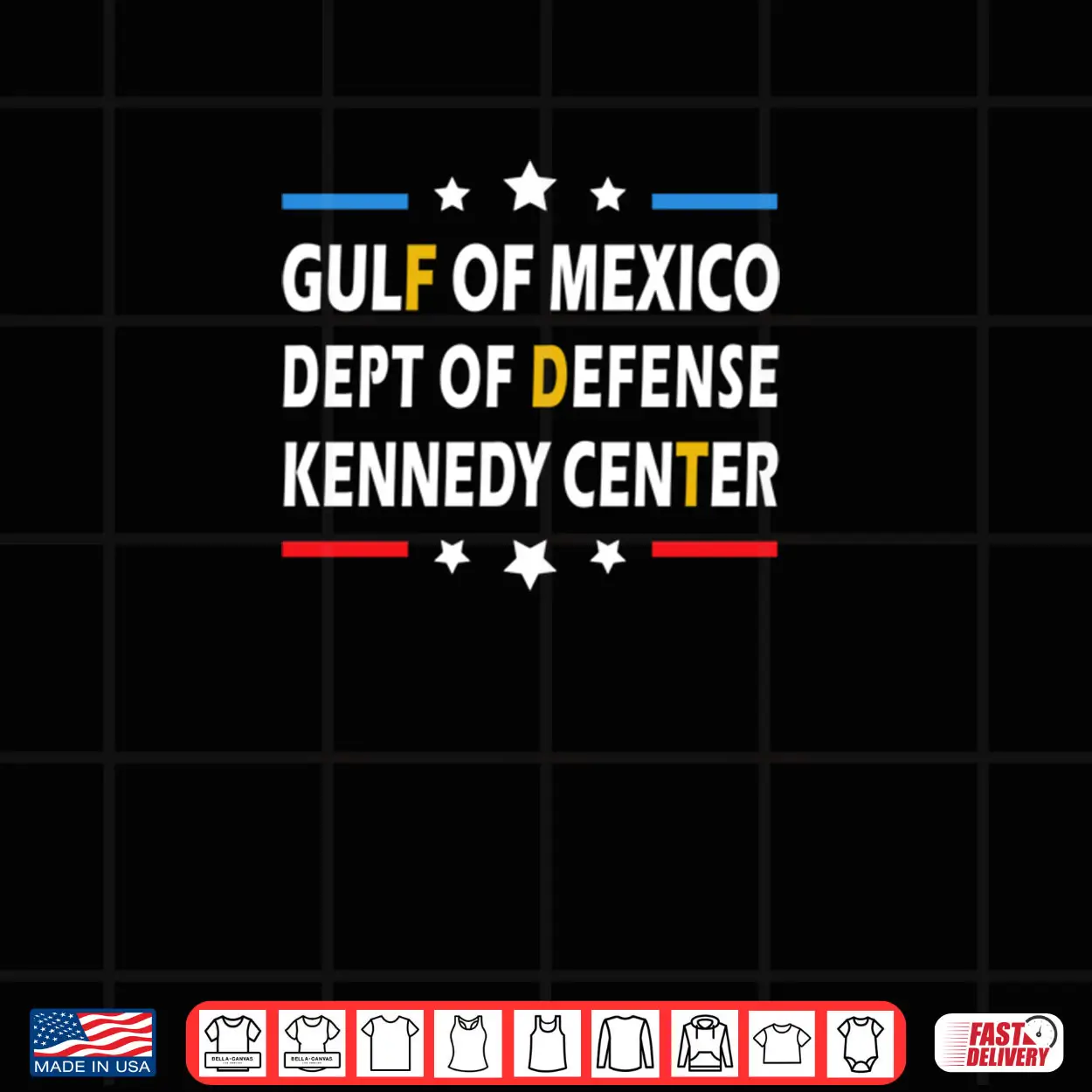 Gulf of Mexico Dept of Defense Kennedy Center Vintage Retro Shirt Gulf of Mexico Dept of Defense Kennedy Center Vintage Retro Shirt