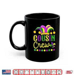 Cousin Crew Mardi Gras Family Outfit for Adult Toddler Baby Shirt 3 Mug Cousin Crew Mardi Gras Family Outfit for Adult Toddler Baby Shirt