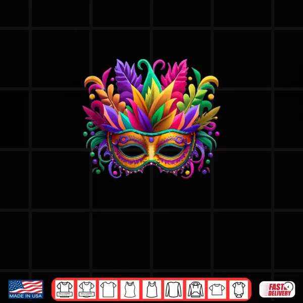 Design Voodoo NOLA by Scarebaby MARDI GRAS Shirt