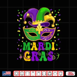 Design Mardi Gras Parade Outfit Jester Hat Shirt