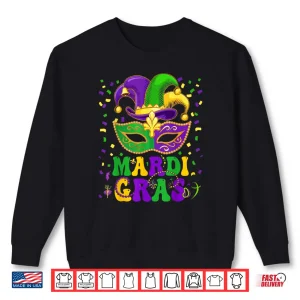 Sweatshirt Mardi Gras Parade Outfit Jester Hat Shirt