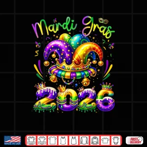 Mardi Gras 2026 Jester Outfit Shirt 4 Design Mardi Gras 2026 Jester Outfit Shirt 2