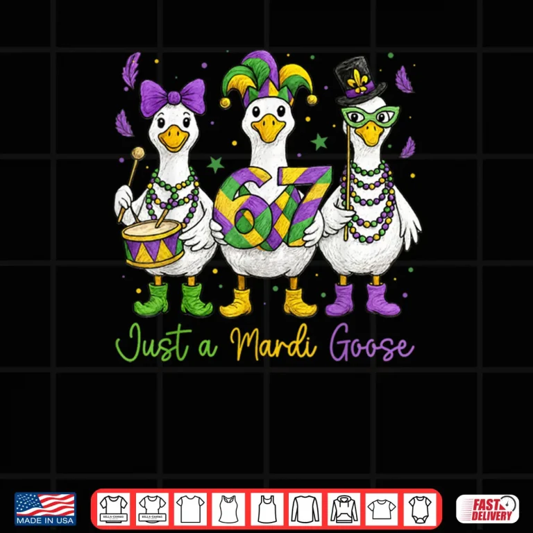 Design Just a Mardi Goose Mardi Gras Shirt
