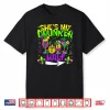 He’s She’s My Drunker Half Matching Couple Mardi Gras Shirt