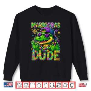Sweatshirt Dude Alligator Louisiana Festival New Orleans Mardi Gras Shirt