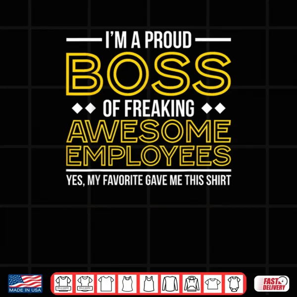 Design Boss Day Manager Appreciation Employee Gifts For Boss Shirt