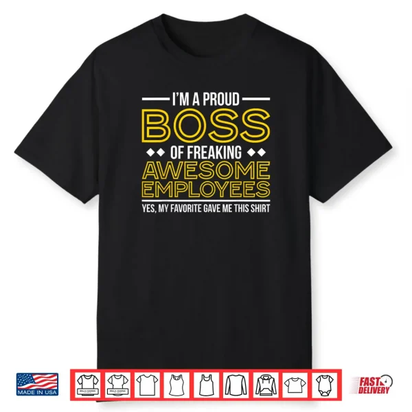 Boss Day Manager Appreciation Employee Gifts For Boss Shirt