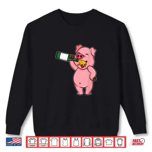 Beer Day Pig Shirt Alcohol Drink Party Wine Shirt 1 Sweatshirt Beer Day Pig Shirt Alcohol Drink Party Wine Shirt