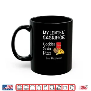 Mug Christian Tee Give Up Junk Food for Ash Wednesday Lent Shirt