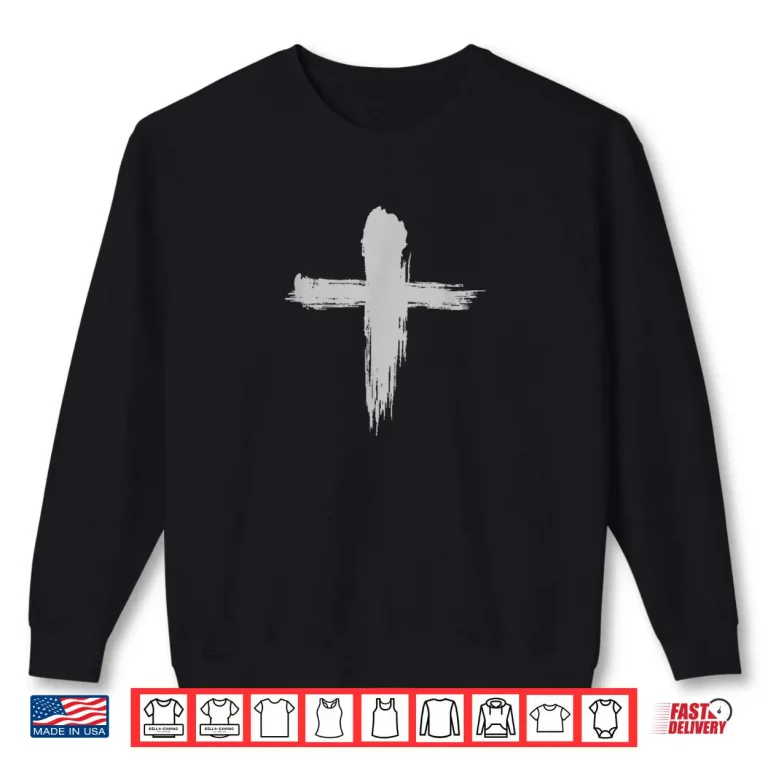 Sweatshirt Ash Wednesday Christian Lent Cross Blessing Holy Week Shirt