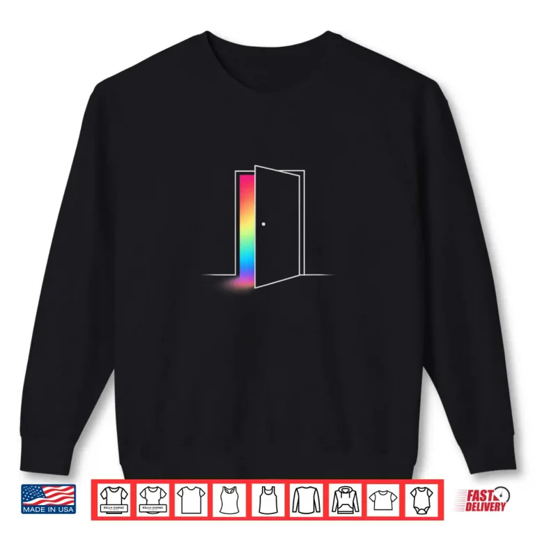 Sweatshirt Minimalist Open Door Light Shirt