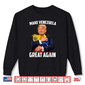 Sweatshirt American Venezuela Flag Support Freedom Equality Venezuelan Shirt