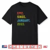 23rd Birthday Gift Epic Since January 2003 23 Years Old Shirt