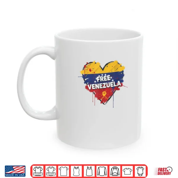 Free Venezuela Flag Patriotic Funny Venezuela Libre Freedom Shirt 3 Mug Free Venezuela Flag Patriotic Funny Venezuela Libre Freedom Shirt