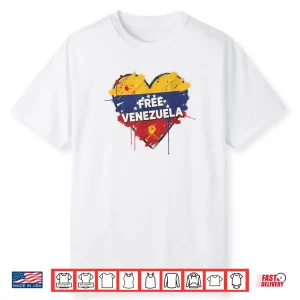 Free Venezuela Flag Patriotic Funny Venezuela Libre Freedom Shirt