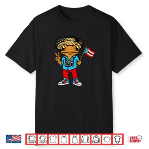 Coqui Frog Puerto Rico Flag Taino Boricua Shirt