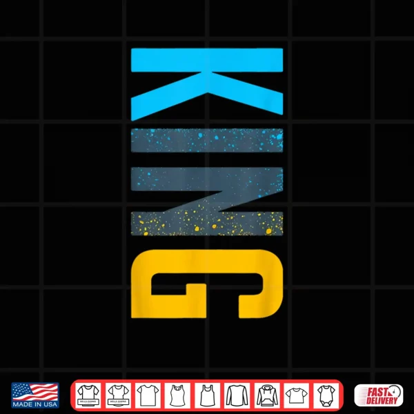 King Vertical Streetwear Matching Gamma Blue Shirt 4 Design King Vertical Streetwear Matching Gamma Blue Shirt