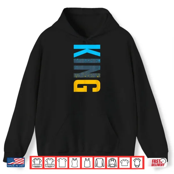 King Vertical Streetwear Matching Gamma Blue Shirt 2 Hoodie King Vertical Streetwear Matching Gamma Blue Shirt