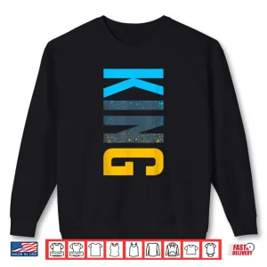 Sweatshirt King Vertical Streetwear Matching Gamma Blue Shirt